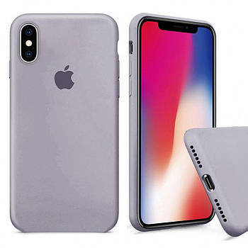 Чохол Silicone FULL case для IPhone X/Xs Lavander лаванда