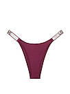 Трусики зі стразами Victoria's Secret Love Shine Strap Brazilian Panty, Виноградні, фото 4