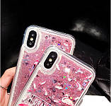 Чохол рідкий блиск з малюнком "Мультяшний Єдиноріг" для Xiaomi Redmi 4A, фото 4