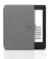 Обложка чехол для Amazon Kindle All-new 10th Gen. 2019 Чехол книжка Серый - Case&Glass