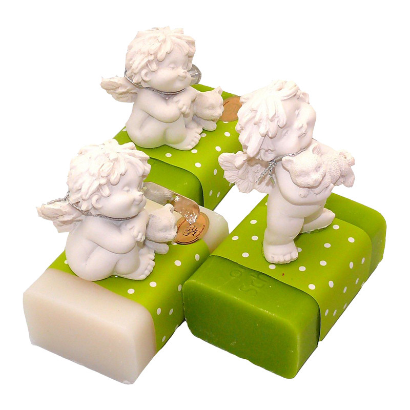 Подарочное натуральное мыло ручной роботы с овечьим молоком Австрия «Ангелочек» 100 гр. Florex