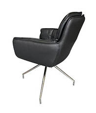Крісло поворотне в стилі модерн для дому та офісу  Ford (Форд) X-2166XZ Evrodim, колір чорний, фото 3
