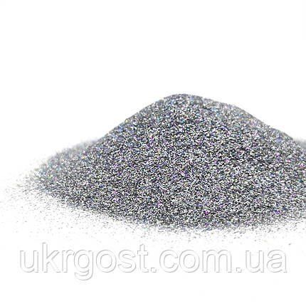 Глітер декоративні блискітки Aurum Діамант 1/128 (0,2 мм) 60 г, фото 2