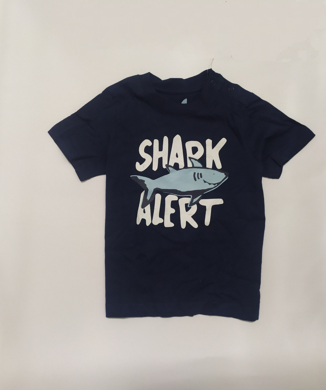 Футболка для хлопчика синя Shark Alert Lupilu (Німеччина) р.86/92, 110/116 см, фото 1