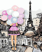 Картина за номерами "Фарби Парижа" ArtStory подарункова упаковка 40x50см AS0760