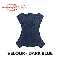 Краска для замши VELOUR KENDA FARBEN 100/1000 мл все цвета 100, Темно синий (dark blue)