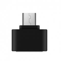 Мініперехідник OTG Alitek USB 2.0 — Micro USB Black