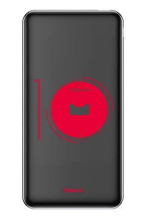 УМБ Power Bank (зовнішній акумулятор) для телефону Baseus Simbo Smart 10000 мАг Чорний (PPALL-AQB01), фото 1