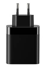 Зарядний пристрій (швидка зарядка) для телефону Baseus 4хUSB 2.4 А Fast Charge Чорний (CCJMHB-B01), фото 5