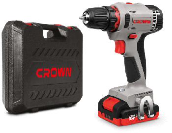 Акумуляторна дриль-шуруповерт CROWN CT21082H-2 BMC (401288)