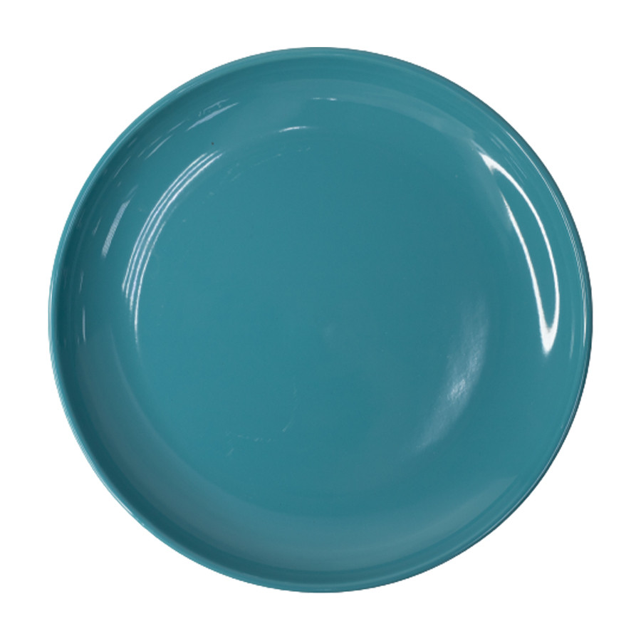 Тарілка бірюзова d 25 см, фото 1