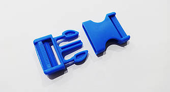 Фастекс карабін пластиковий 3 см синій