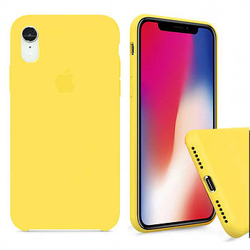 Чохол Silicone FULL case для IPhone Xr Yellow жовтий