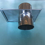 Шибер неіржавіюча сталь 0,8 мм,діаметр 150 мм димар, фото 4