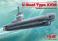 Збірна модель німецької підводного човна в масштабі 1/144 U-Boot type XXIII. ICM S004