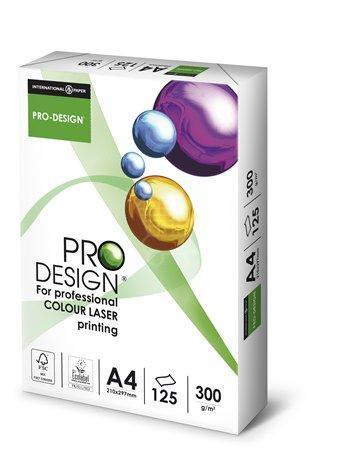 Папір офісний А4, 300 г/м2, 125 аркушів Pro-Design