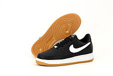 Чоловічі кросівки Nike Air Force Чорні, фото 2
