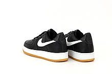 Чоловічі кросівки Nike Air Force Чорні, фото 3