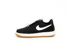 Чоловічі кросівки Nike Air Force Чорні, фото 3