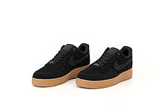 Чоловічі кросівки Nike Air Force Чорні, фото 2