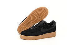 Чоловічі кросівки Nike Air Force Чорні, фото 3