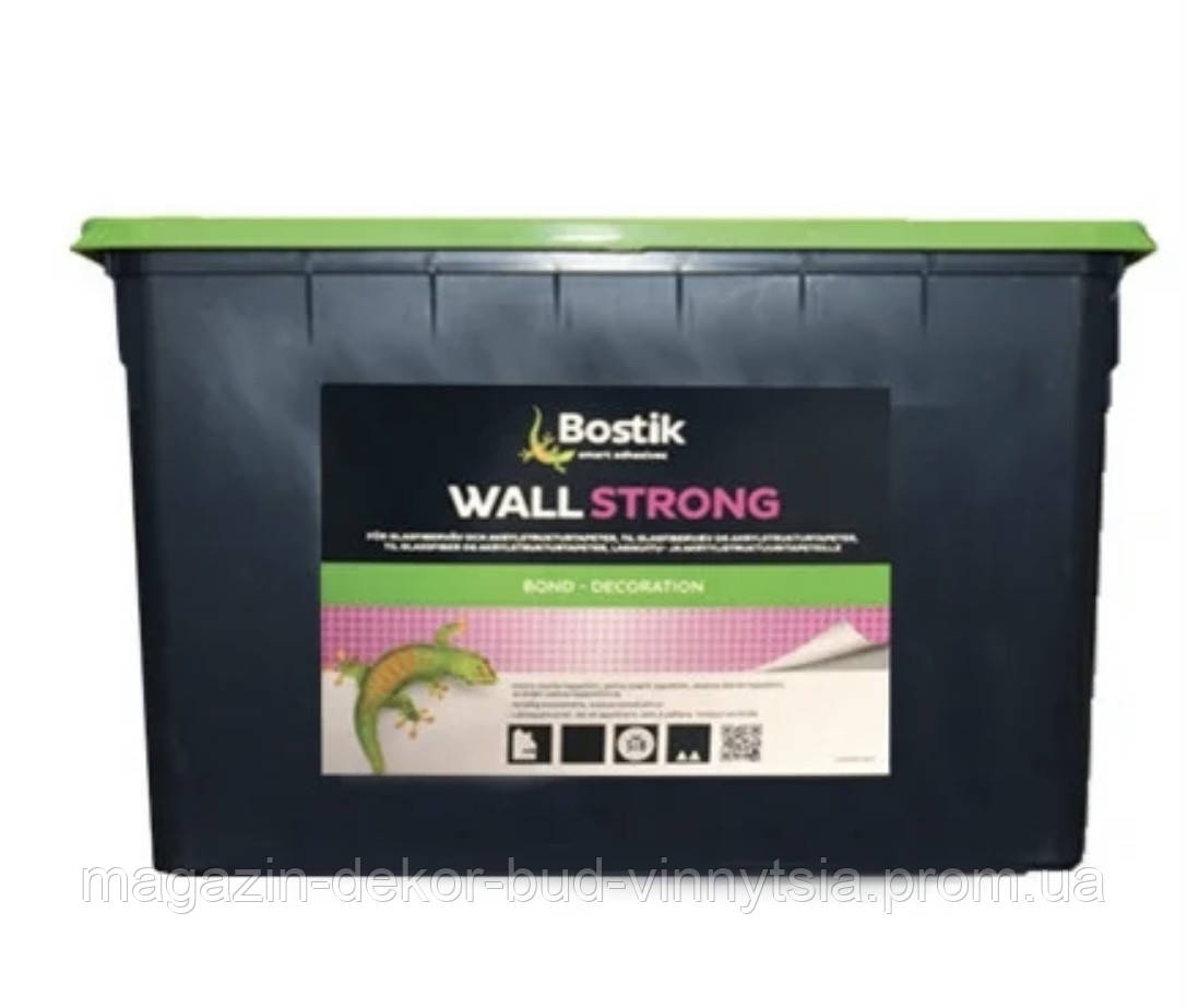 Клей дисперсионный BOSTIK WALL STRONG 75 для стеклохолста 5л - фото 1 - id-p1351214665