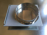 Шибер для димоходу діаметр 200 мм нерж сталь 0,8 мм, фото 3