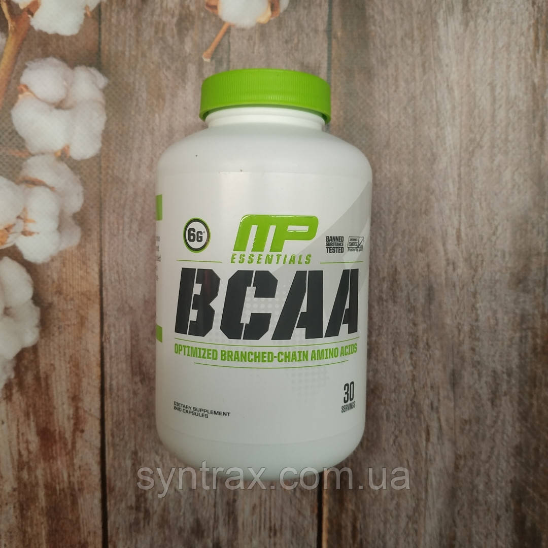 MusclePharm BCAA 3:1:2, 240 caps амінокислоти бця