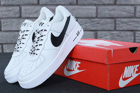 Кросівки жіночі Найк Nike Air Force. Whitею Рефлектив. ТОП Репліка ААА класу., фото 2