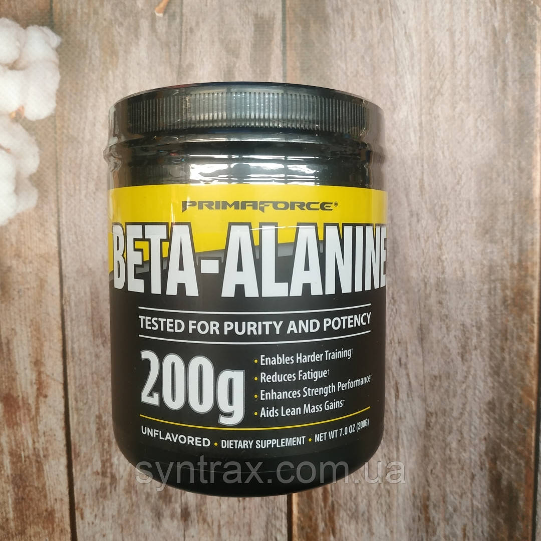 PrimaForce Beta-Alanine 200 g, амінокислота бета аланін