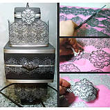 Мат силіконовий Claire Bowman Damask 3D Lace Mat, фото 5