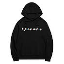 Чорне худі friends | стильна толстовка, фото 4
