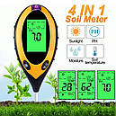 Професійний аналізатор ґрунту 4 в 1 AMTAST AMT-300 (КСВ-300) з підсвіткою, фото 3