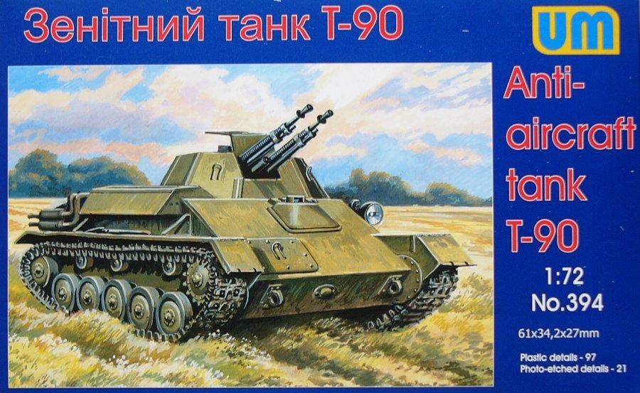 Пластикова модель 1/72 UM 394 Anti-aircraft tank T-90, фото 1