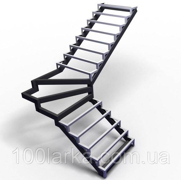 Металлический каркас для закрытой лестницы Изготовление металлических лестниц на заказ - фото 6 - id-p896092802