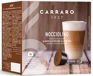 Кава в капсулах Дольче Густо - Carraro Nocciolino Dolce Gusto (16 капсул = 16 порцій)