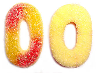 Жувальні цукерки Персикові Кільця PARK LANE 2кг, (4упак/ящ)