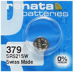 Батарейки-Таблетки Renata 379/SR521/ 10шт. на блістері