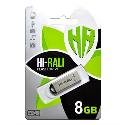 USB флешнакопичувач Hi-Rali 8 GB/HI-8GBFITSL (Гарантія 3года)