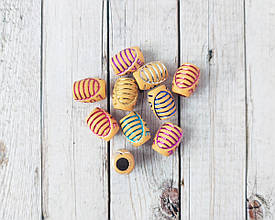 Бусини декоративні під кераміку 15*10 мм. Мікс 20 г