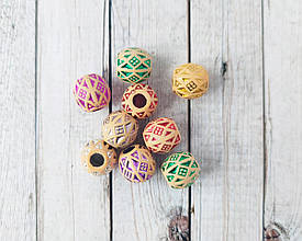 Декоративні намистини під кераміку 15*15 мм Мікс 20 г