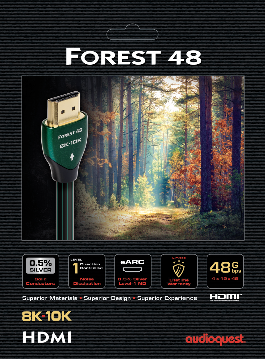 AudioQuest HDMI Forest кабель HDMI-HDMI 48 Gbit/s 1