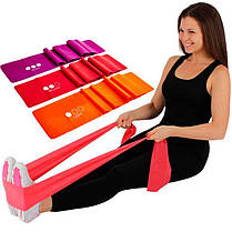 Latex band 200 см, гумова стрічка для фітнесу, еластичний еспандер для йоги та пілатесу, фото 4