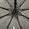 Зонт жіночий білий в чорний горох (напівавтомат), фото 5