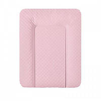 Повивальний матрац Cebababy 50x70 Caro Premium line W-143-079-129, pink nude, рожевий дім