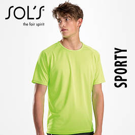 Спортивні футболки SOL'S SPORTY, Франція. 18 кольорів, від XS до XXL