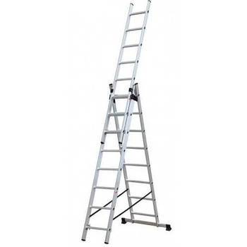 Драбина 3х8 КРОК, алюмінієва