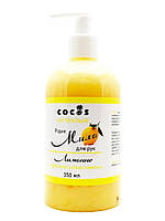 Жидкое мыло для рук Лимонное 350 мл, Лимонное мыло ручной работы, ТМ Cocos