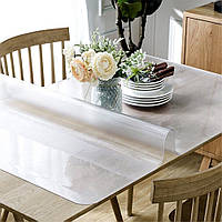 Скатертина на стіл М'яке скло Crystal 0.8 мм (MA-3496)