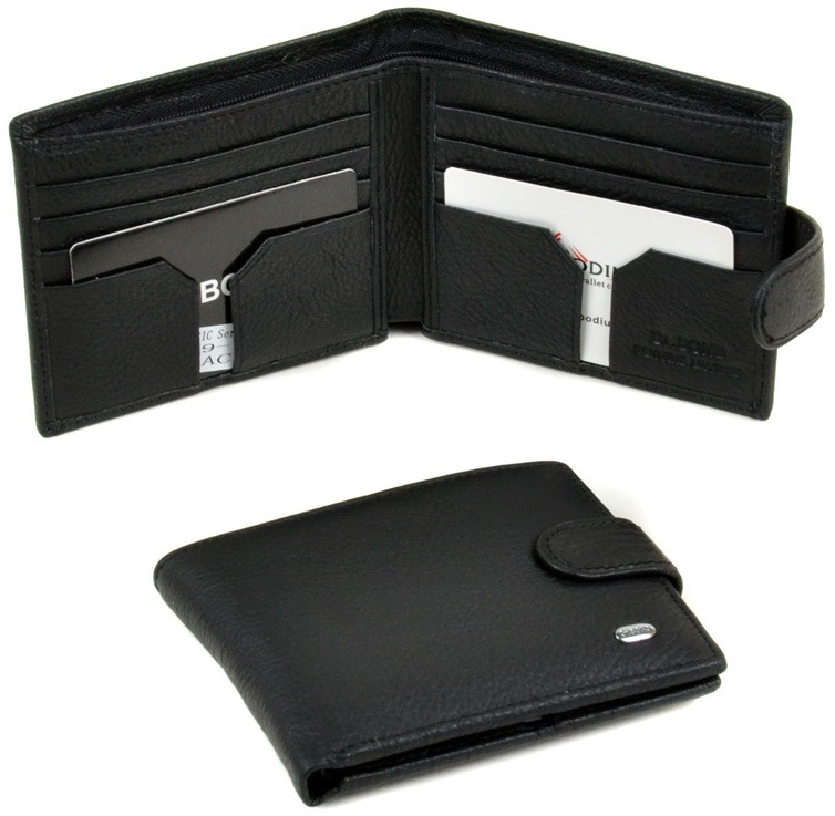 Чоловічий шкіряний гаманець портмоне Dr. Bond натуральна шкіра, фото 1